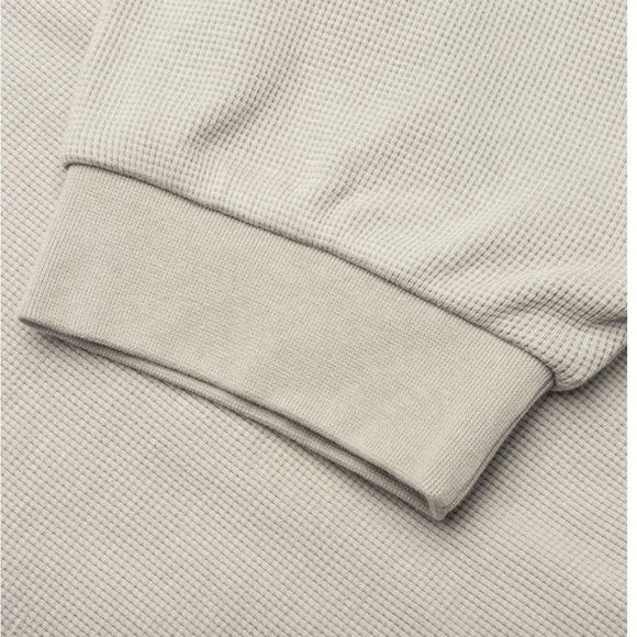 Essentials Fear Of God Short Sleeve Waffle Sweatshirt Large NWT (Oversized) - Picture 5 of 15